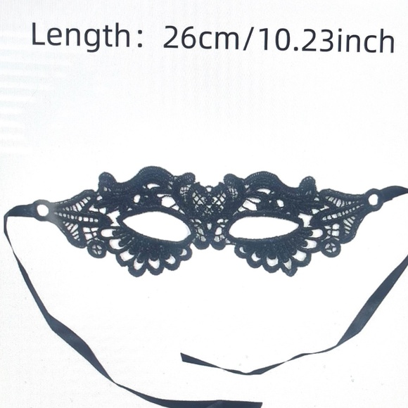 Women's embroidered Lace mask. NEW ITEM - Picture 3 of 3